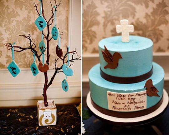 Robin's Egg Themed Baptism | Pretty My Party
