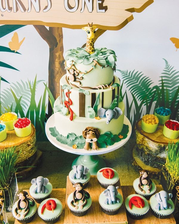 jungle-party-cake-cupcakes jungle-party-cake-cupcakes