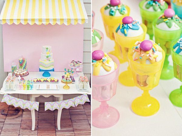 Colorful Sweet Shoppe Birthday Party