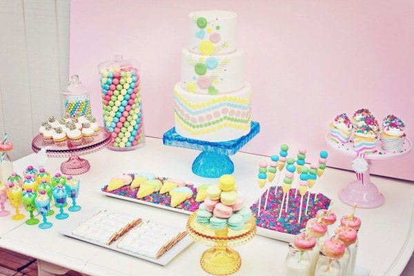 Colorful Sweet Shoppe Birthday Party