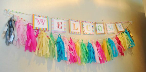 welcome banner