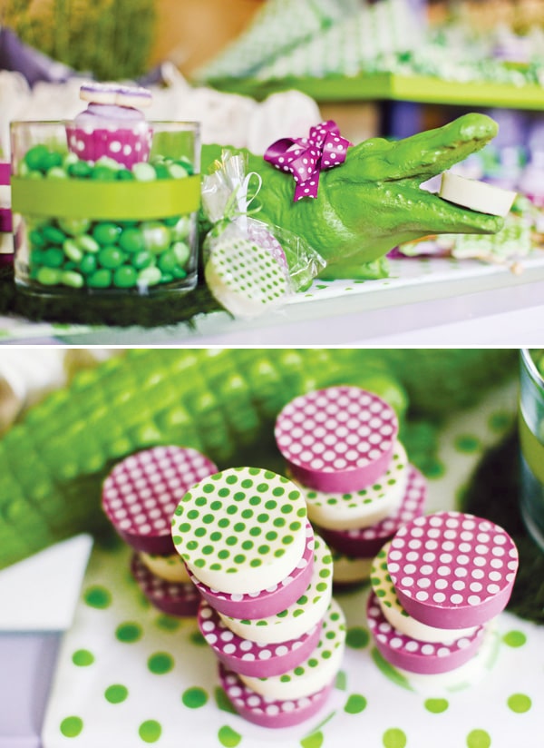 Purple Polka Dot Crocs Birthday Party Ideas