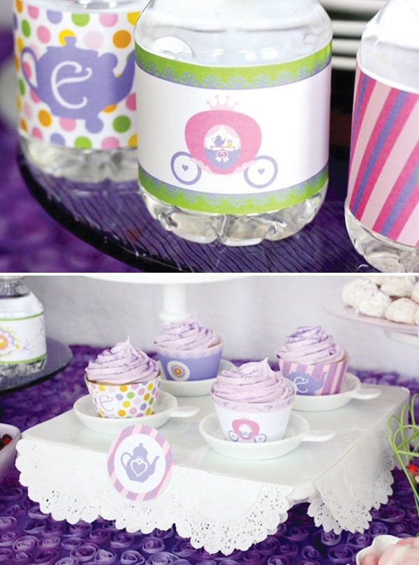 Purple Princess Tea Party Printables