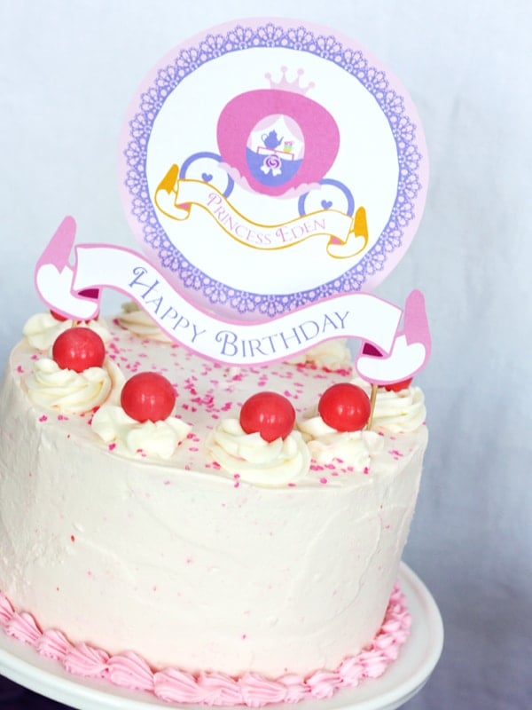 Purple Princess Tea Party Cake