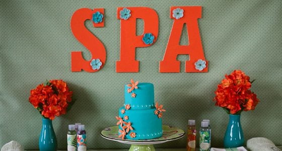 Spa Themed Birthday Party Ideas