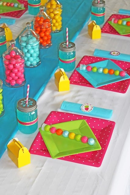 Candy Shoppe Birthday Party Table