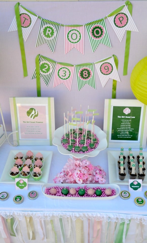 Girl Scouts Themed Party