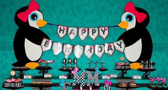 Penguin Themed Birthday Party