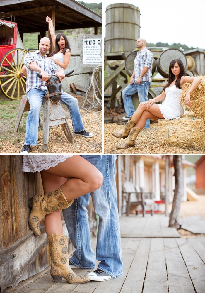 Wild West Themed Engagement Photo Ideas