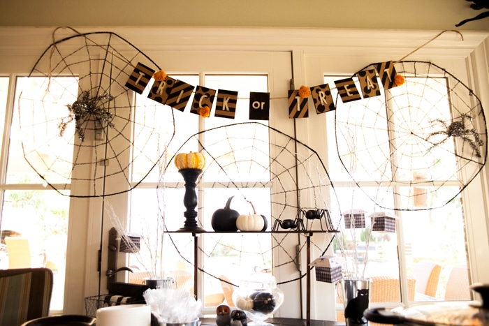 Spooky and Elegant Forrest Halloween Party via Pretty My Party