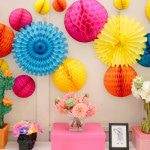 colorful dessert table feature