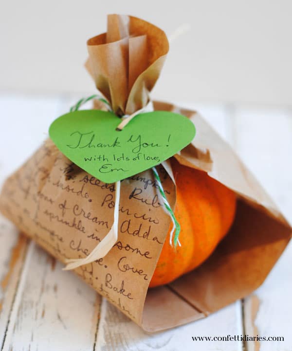 Little Pumpkin Baby Shower Favor | Little Pumpkin Baby Shower Ideas