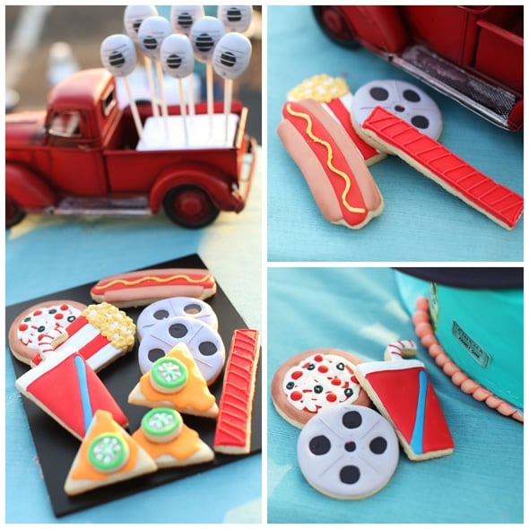movie-party-theme-cookies