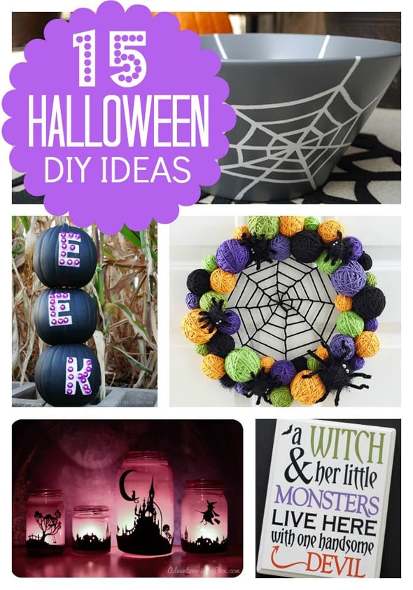 15 Great Halloween DIY Decor Ideas via Pretty My Party