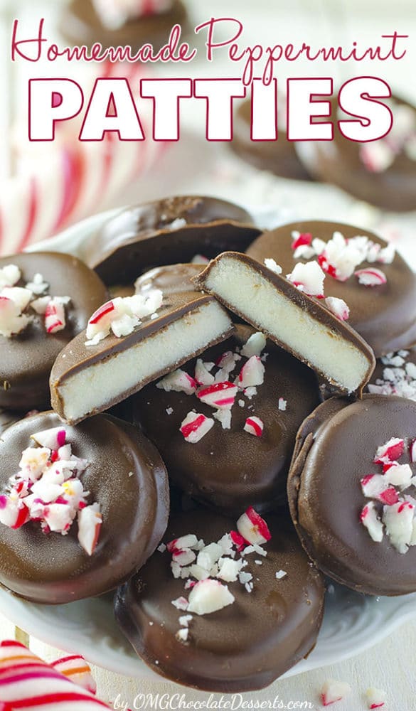 Homemade Peppermint Patties via Pretty My Party