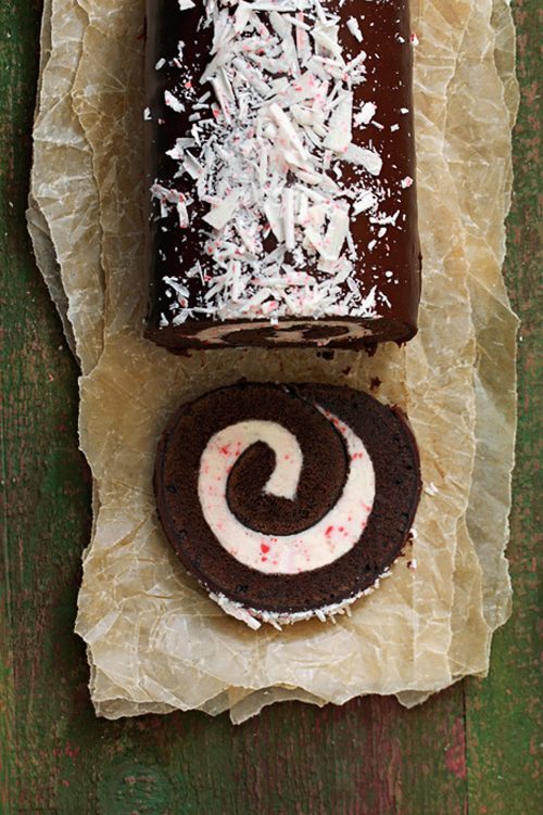 Peppermint Chocolate Rolls via Pretty My Party