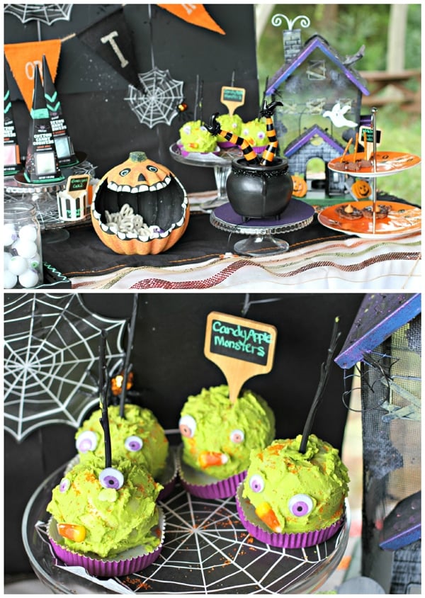 halloween-hayride-dessert-table-decorations