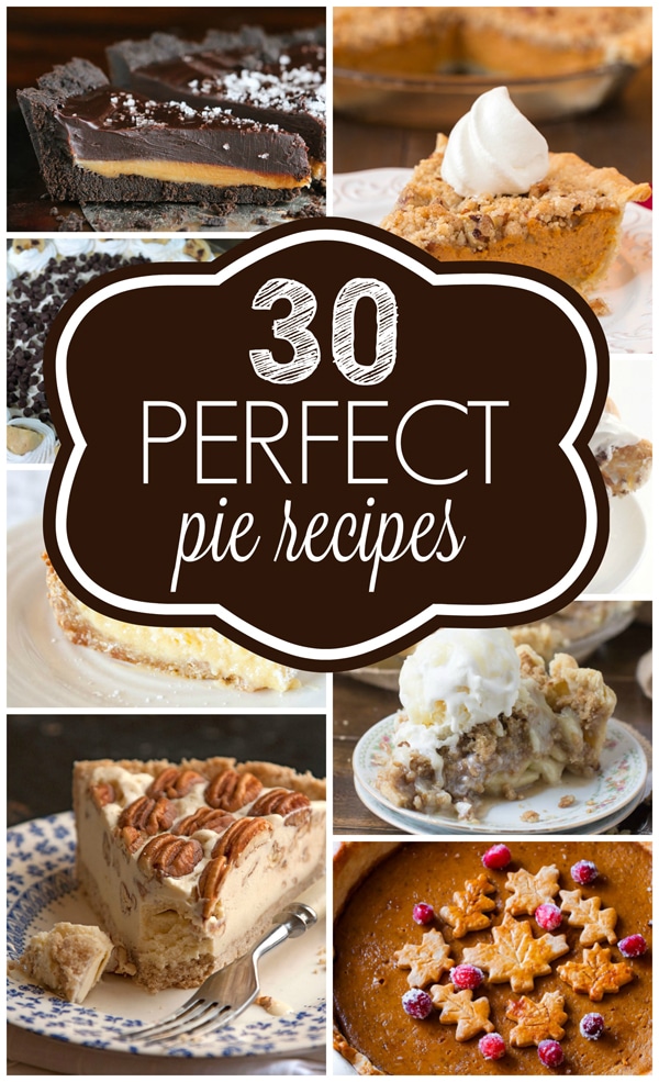 30 Perfect Pie Recipes for the Holidays on Pretty My Party