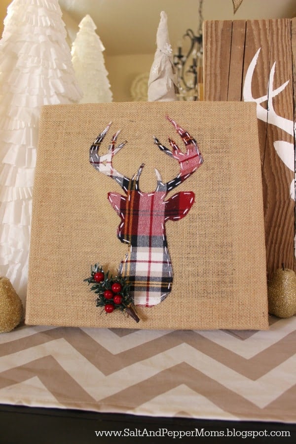 holiday-plaid-deer-art-decor