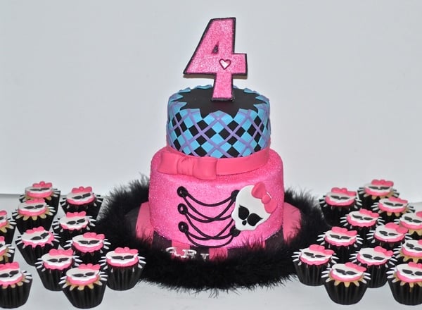monster-high-cake-cupcakes