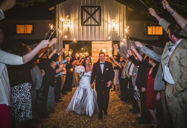 plantation-wedding-sparklers