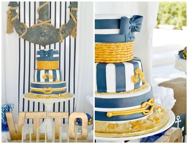 nautical-first-birthday-cake