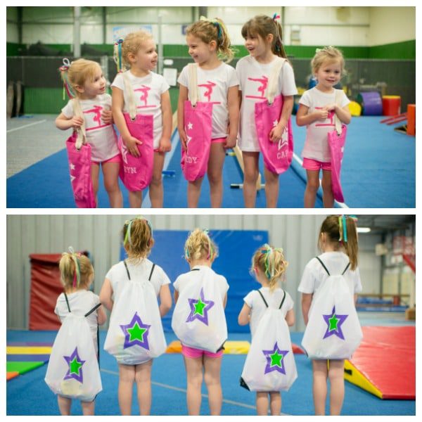 Gymnastics Birthday Party Ideas via Pretty My Party