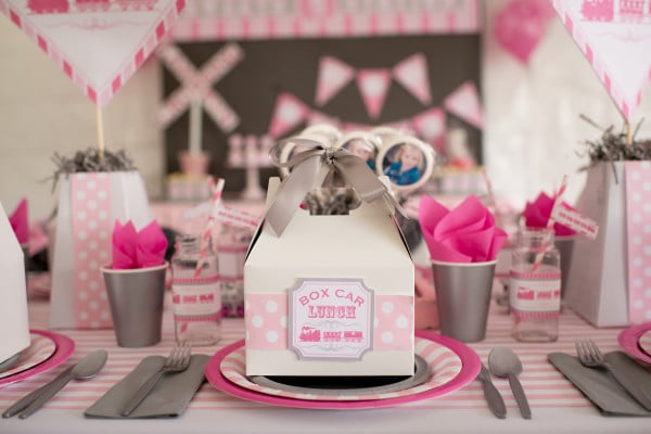 Girly Train Birthday Party