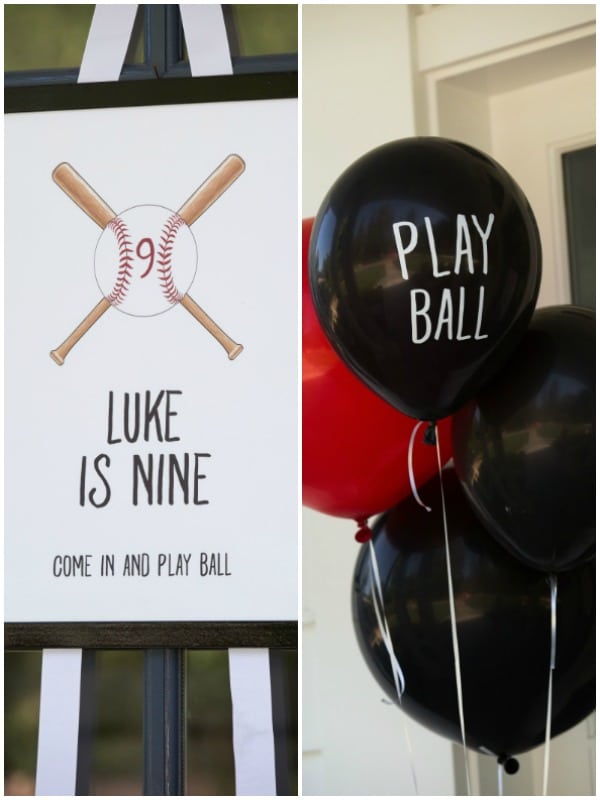 Modern Baseball Birthday Party by Bloom Designs Online 