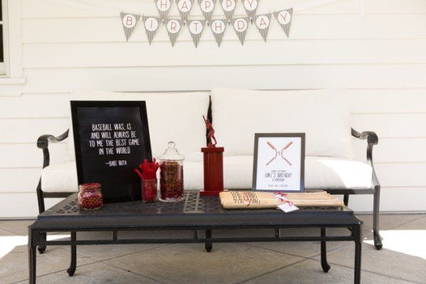 Modern Baseball Birthday Party by Bloom Designs Online 