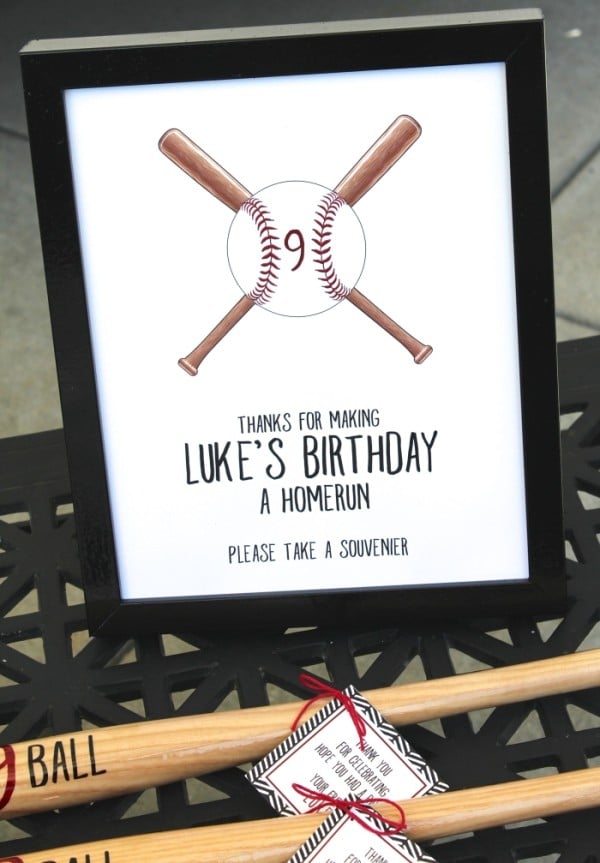 Modern Baseball Birthday Party by Bloom Designs Online 