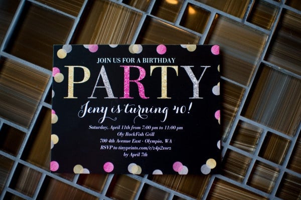 Glam 40th Birthday Party by Hoopla Events