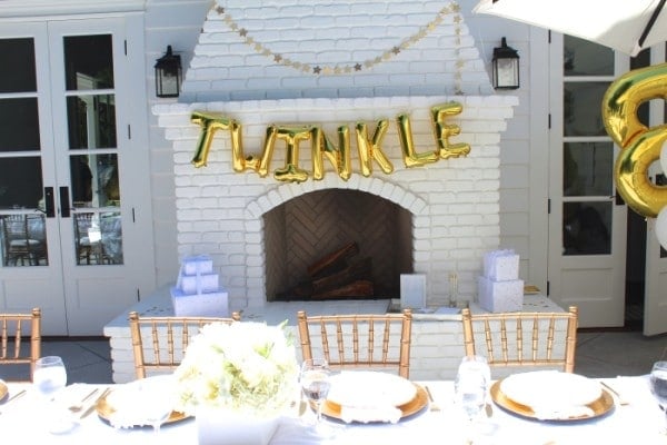 Twinkle Sprinkle Baby Shower Decorations via Pretty My Party