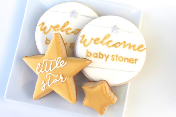 Cookies, Twinkle Sprinkle Baby Shower via Pretty My Party