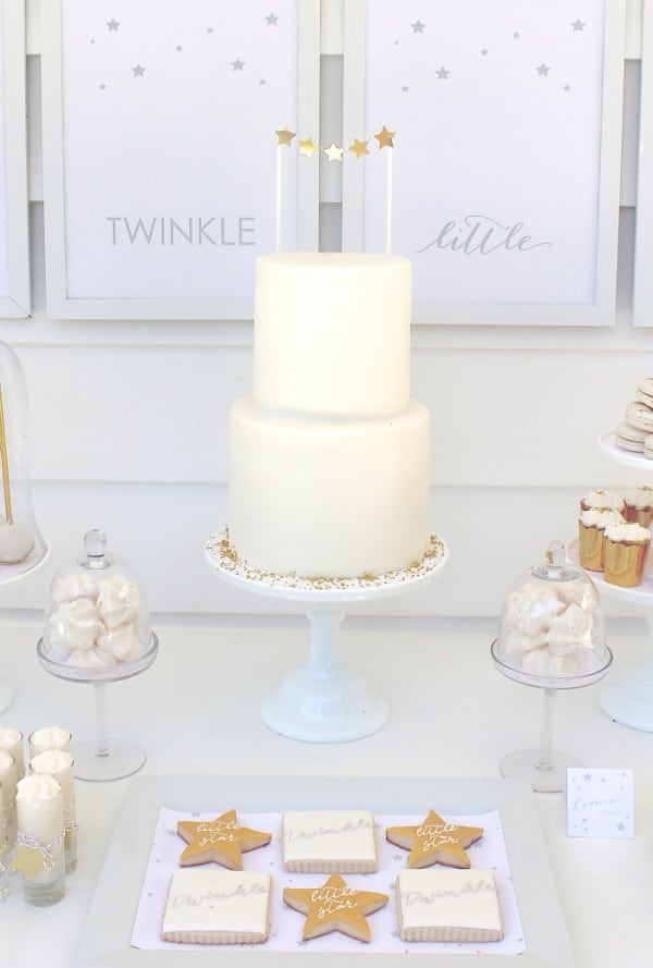 Cake, Twinkle Sprinkle Baby Shower via Pretty My Party