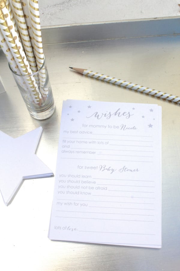 Wishes for Mom, Twinkle Sprinkle Baby Shower via Pretty My Party