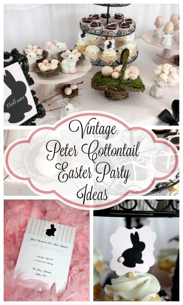 Vintage Peter Cottontail Easter Party Ideas