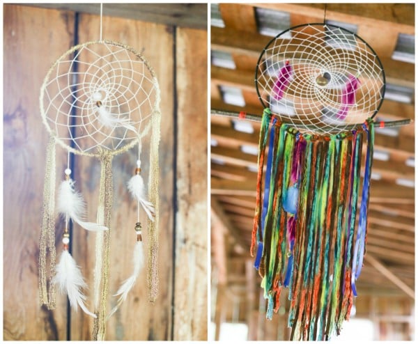 boho-chic-shower-dream-catchers