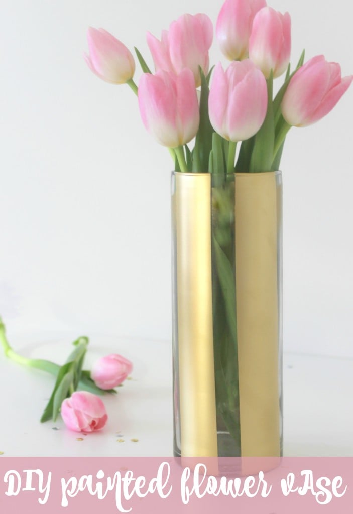 diy-painted-flower-vase