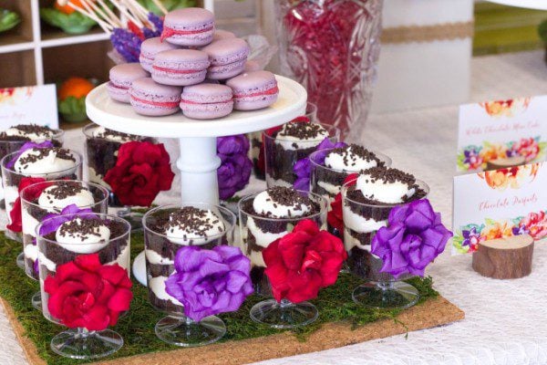 Floral Inspired Baby Shower Desserts via Pretty My Party