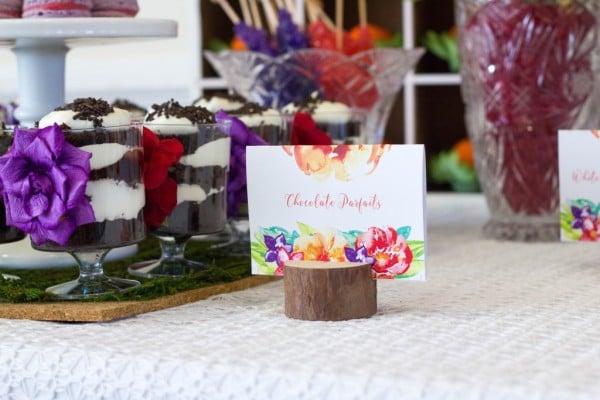 Floral Inspired Baby Shower Desserts via Pretty My Party