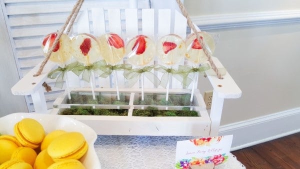 Floral Inspired Baby Shower Desserts via Pretty My Party