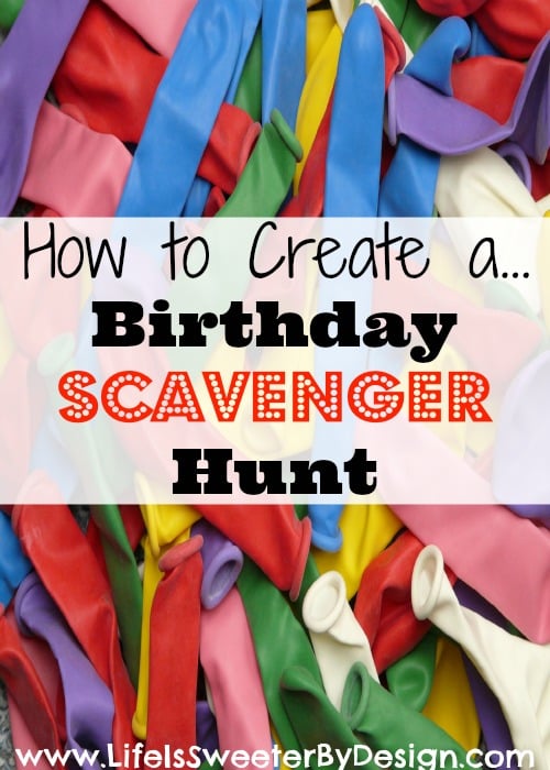 Birthday Scavenger Hunt, 10 Ways to Entertain Kids at Birthday Parties via Pretty My Party