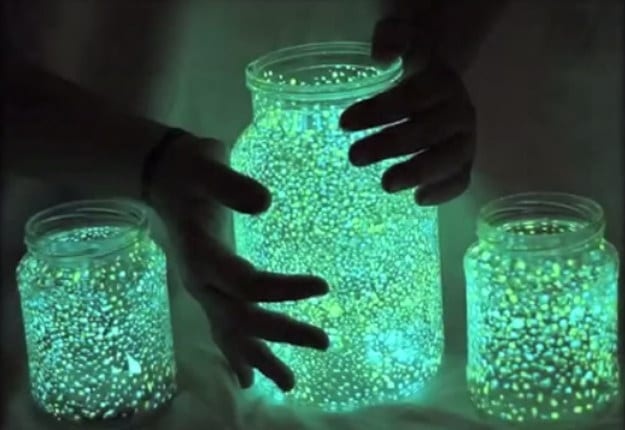 DIY Fairy Glow Jars, 10 Ways to Entertain Kids at Birthday Parties via Pretty My Party