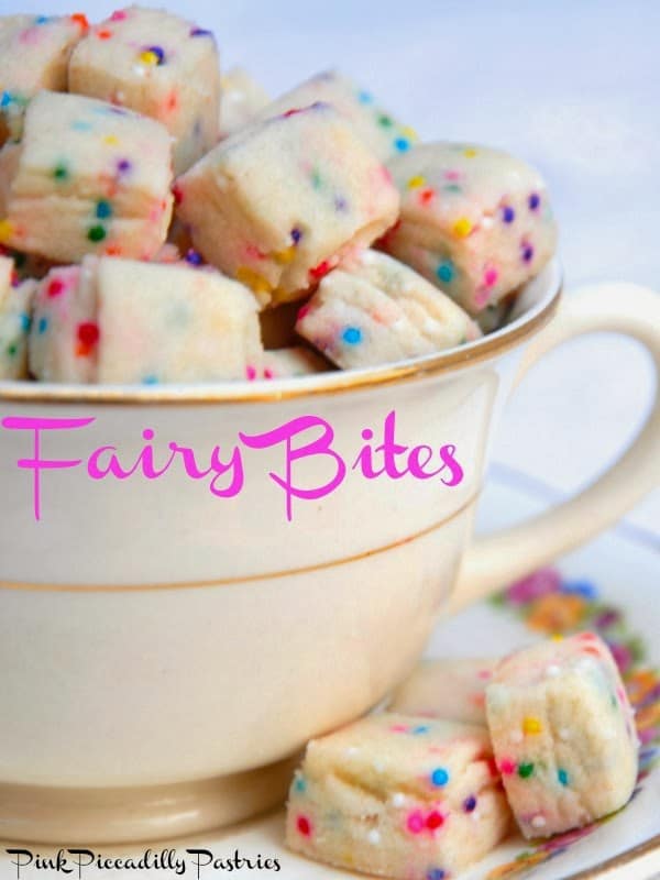 Toddler Birthday Party Finger Foods | Pretty My Party Fairy Cookie Bites Toddler Birthday Party Finger Foods
