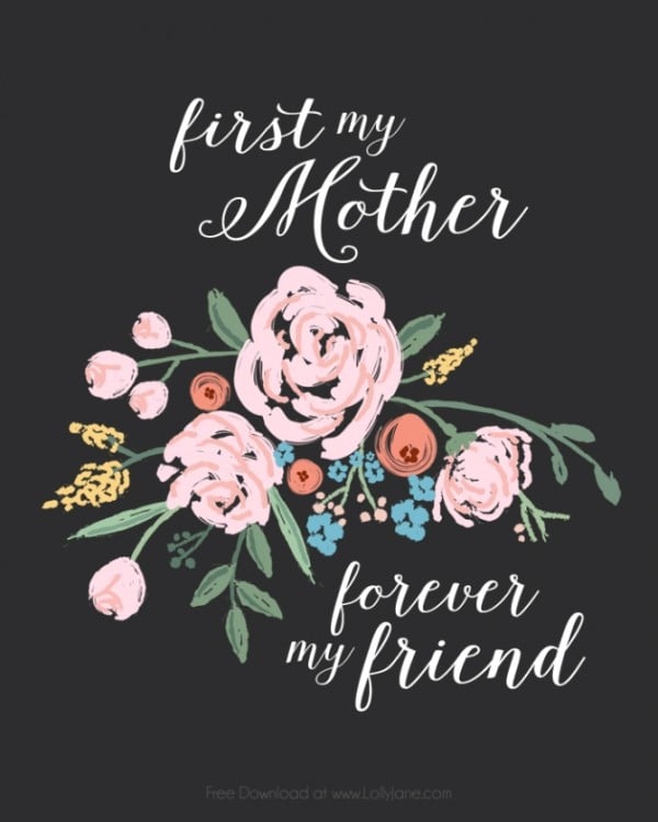 Free Mother's Day Printables | Pretty My Party
