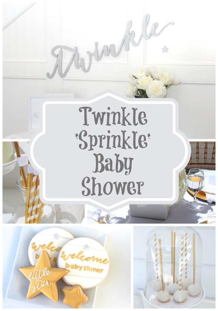 Twinkle Sprinkle Baby Shower via Pretty My Party