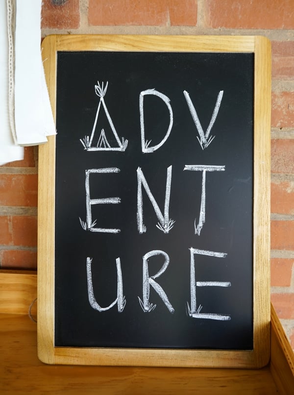 tribal-party-adventure-sign