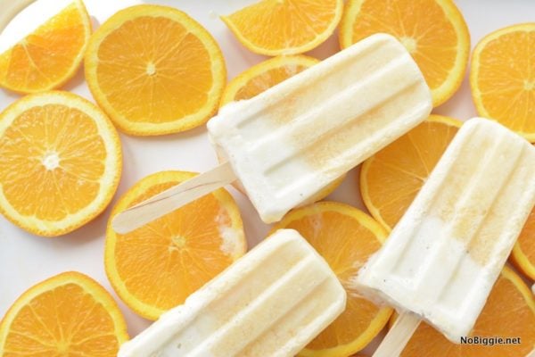 Orange Creamsicles, 25 Must Have Popsicle Recipes | Pretty My Party