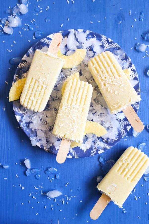 Pina Colada Popsicles, 25 Must Have Popsicle Recipes | Pretty My Party